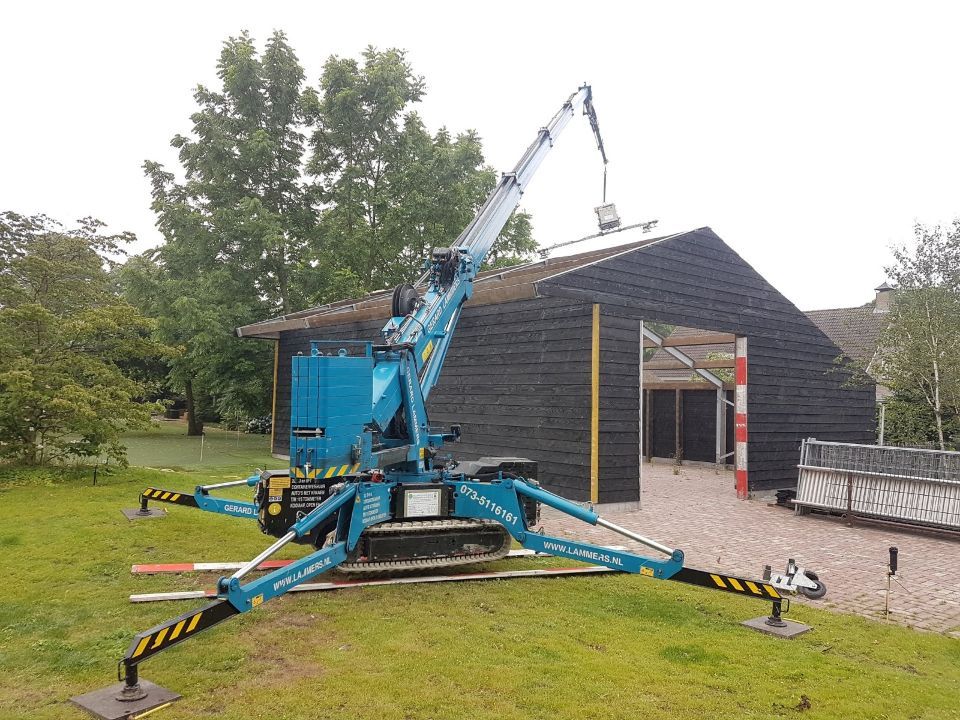 Wand zetten met kraan