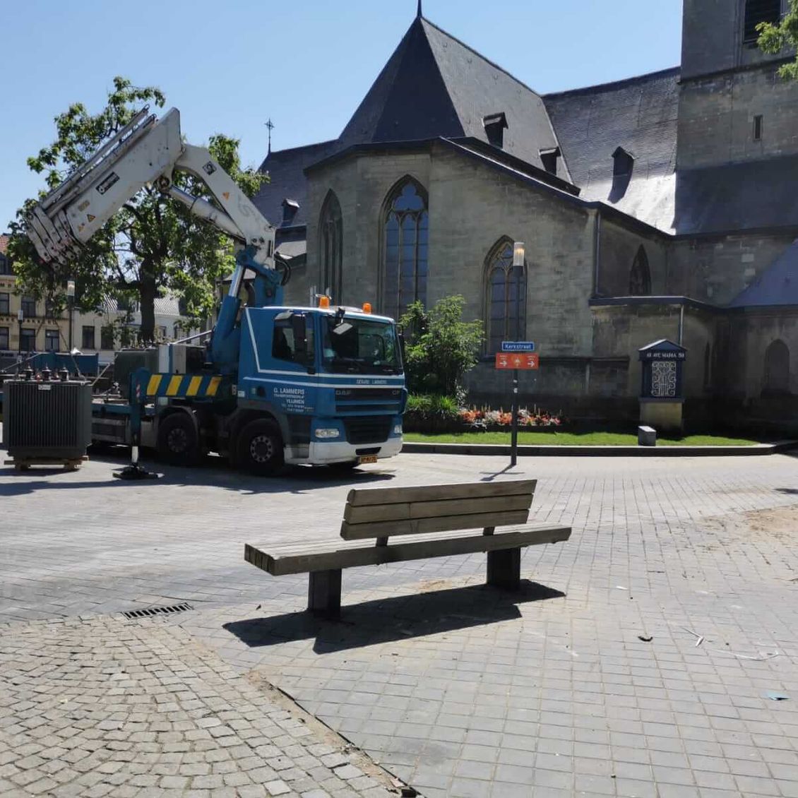 Vrachtwagen levering